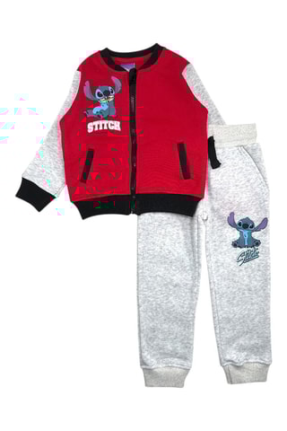 Felpa e pantaloni sportivi in pile Stitch Lilo et Stitch Disney  - Grigio