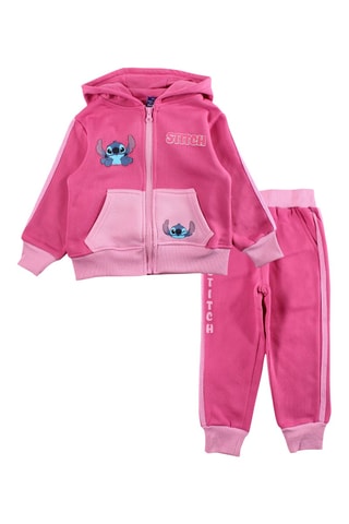 Felpa e pantaloni sportivi Stitch Lilo & Stitch Disney  - Fucsia