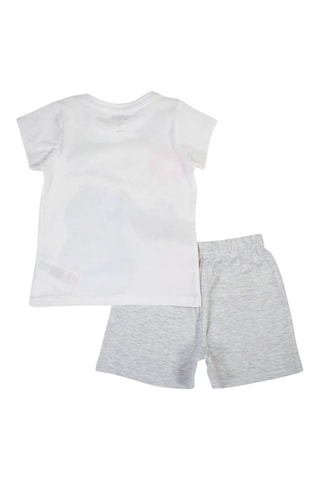 T-shirt e shorts Stitch Lilo e Stitch Disney  - Bianco, blu, viola e grigio