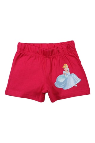 T-shirt e shorts Principesse Disney  - Giallo, marrone, viola e rosa