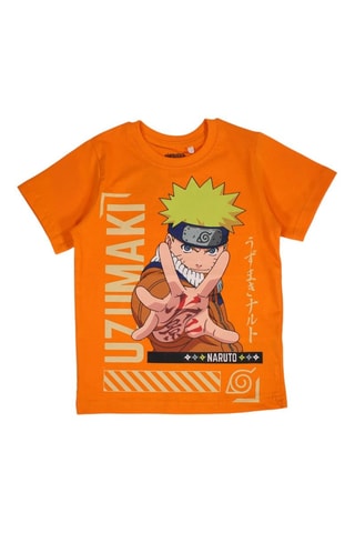 T-shirt e shorts Naruto Uzamaki  - Nero, giallo, marrone e arancione