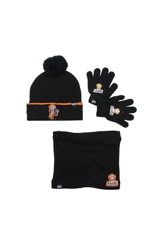 Set 3 pezzi Naruto - Nero e arancione