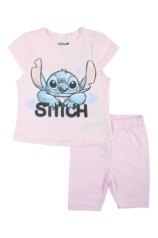 T-shirt e leggings Stitch Lilo e Stitch Disney  - Rosa