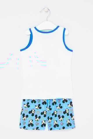 Canotta e shorts Topolino Disney  - Blu