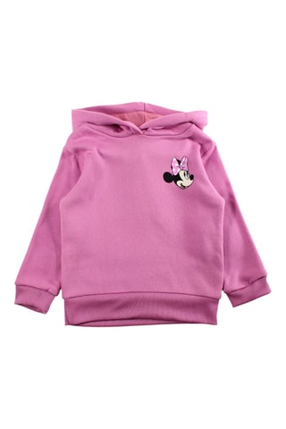 Felpa con cappuccio Minni Disney  - Rosa