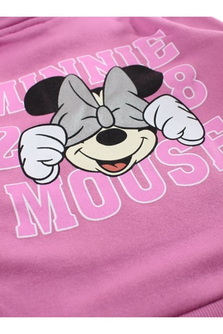 Felpa con cappuccio Minni Disney  - Rosa