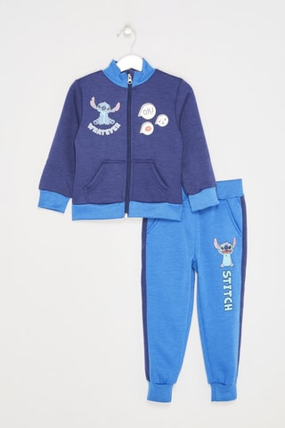Felpa e pantaloni sportivi Stitch Lilo & Stitch Disney   - Navy