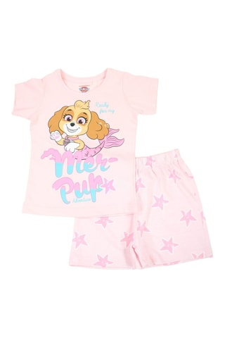 T-shirt e shorts Skye Paw Patrol  - Blu e rosa