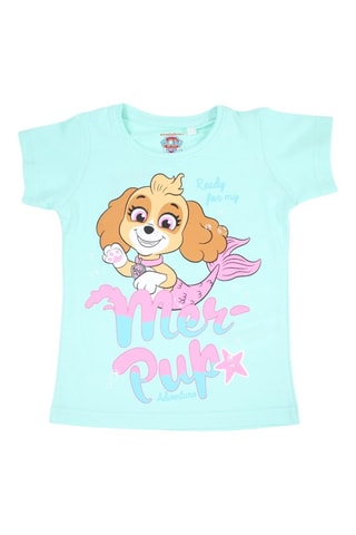 T-shirt e shorts Skye Paw Patrol - Blu e rosa