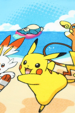 Poncho con cappuccio Pokémon  - Blu