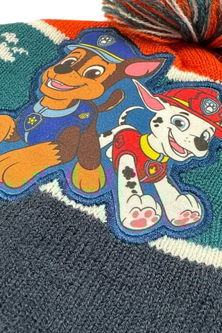 Berretto con pompon Chase e Marshall Paw Patrol  - Blu