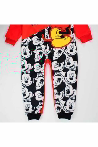 Tuta in pile Topolino Disney   - Rosso