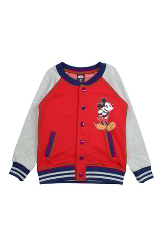 Giacca in pile Topolino Disney  - Rosso, blu e grigio