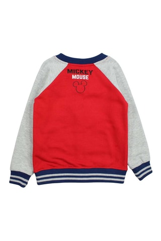 Giacca in pile Topolino Disney  - Rosso, blu e grigio