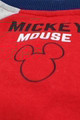 Giacca in pile Topolino Disney  - Rosso, blu e grigio