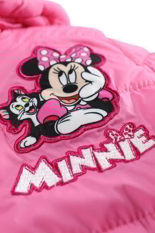 Piumino con cappuccio Minni Disney  - Rosa