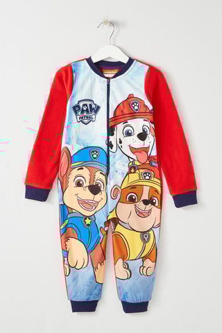 Tuta in pile Paw Patrol   - Rosso