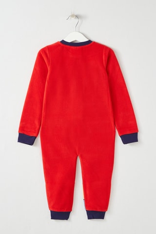 Tuta in pile Paw Patrol   - Rosso