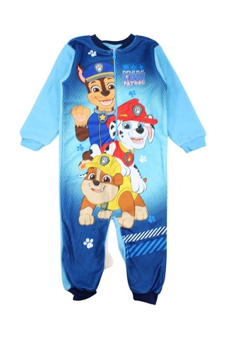 Tuta in pile Paw Patrol  - Blu