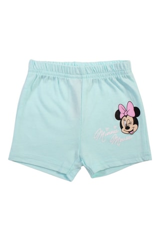 T-shirt e shorts Minni Disney  - Nero, verde, giallo e arancione