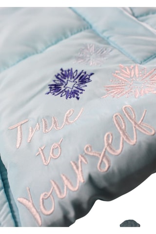 Piumino matelassé con cappuccio Frozen Disney - Blu