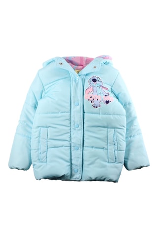 Piumino matelassé con cappuccio Lilo & Stitch Disney - Blu