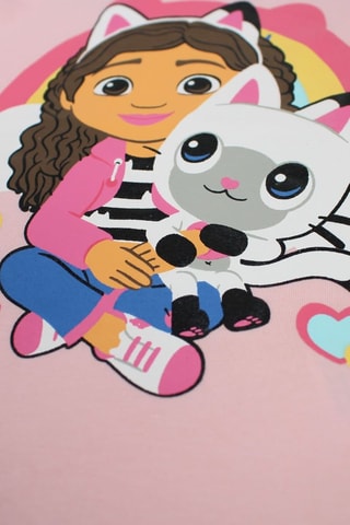 T-shirt Gabby e Pandy Paws La casa delle bambole di Gabby  - Rosa