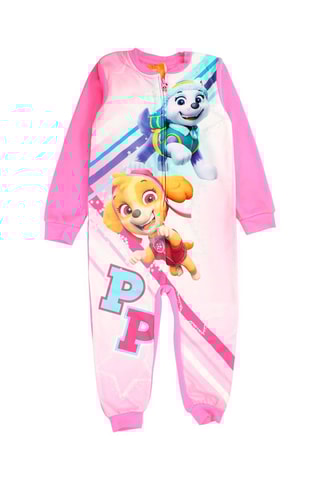 Tuta in pile Paw Patrol  - Rosa