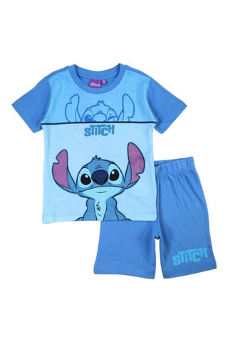 T-shirt en Short Stitch Lilo en Stitch Disney - Blauw - Blauw