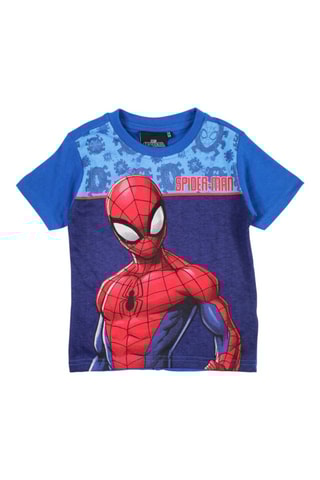 T-shirt en Short Spider-Man Avengers Marvel - Blauw - Blauw