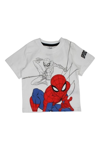 T-shirt en Short Spider-Man Avengers Marvel - Zwart - Wit, zwart, rood en blauw