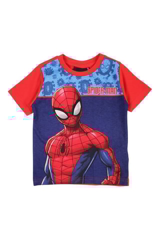 T-shirt en Short Spider-Man Avengers Marvel - Rood - Zwart, rood en blauw