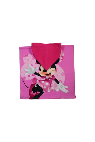 Poncho con cappuccio Minni Disney  - Rosa