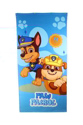 Telo mare Rubble e Chase Paw Patrol  - Blu