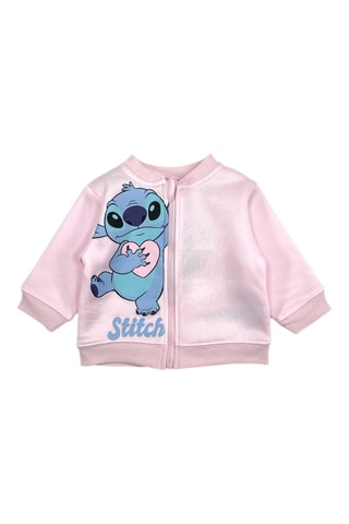Felpa e pantaloni in pile Stitch Lilo et Stitch Disney  - Bianco, blu e rosa