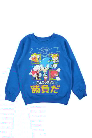 Sweater Sonic  - Blauw