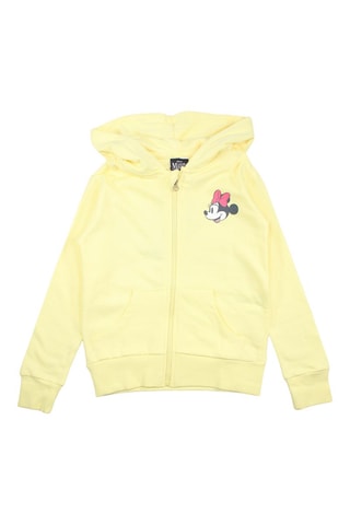Felpa con cappuccio Minni Disney  - Giallo