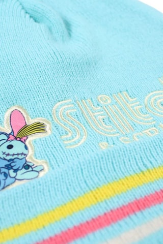Berretto con pompon e guanti Stitch Lilo & Stitch Disney  - Blu