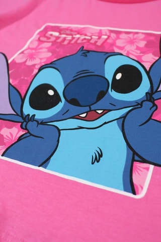 T-shirt e shorts Stitch Lilo e Stitch Disney  - Rosa
