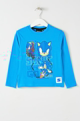 T-shirt Sonic  - Blu