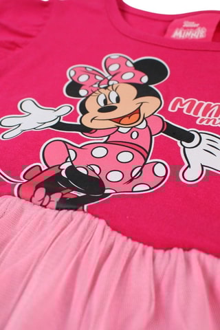 Abito Minni Disney  - Bianco, nero, viola e rosa