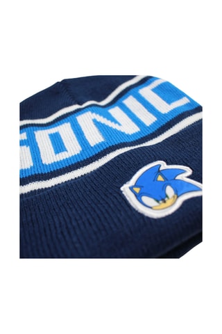 Berretto e guanti Sonic  - Blu