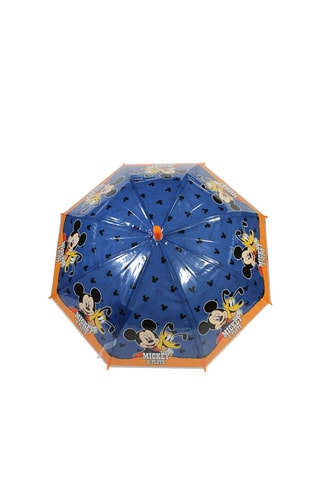 Automatische Paraplu Mickey en Pluto Mickey Mouse Disney  - Blauw