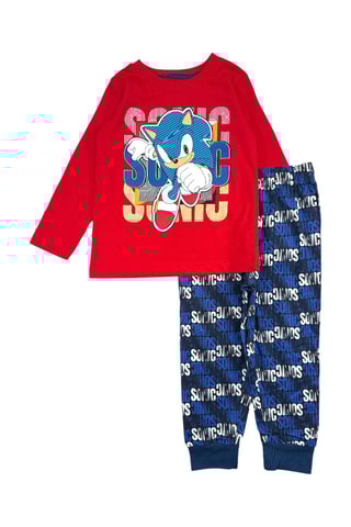 Pigiama Sonic  - Bianco, rosso e blu