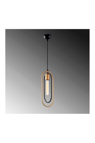 Suspension Cerco - Noir et doré