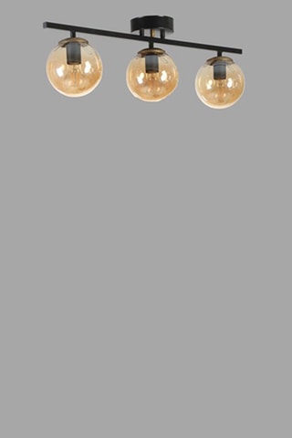 Plafonnier - Noir et transparent