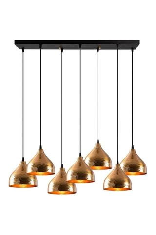 Suspension Tattoo - Noir et doré rose