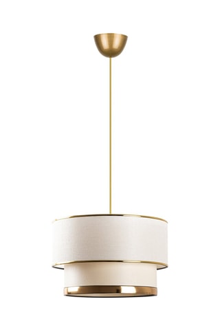 Suspension Cake - Blanc et doré - 45-60 W