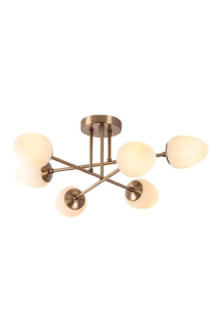 Plafonnier Camflo - Bronze - 6 x 15 W