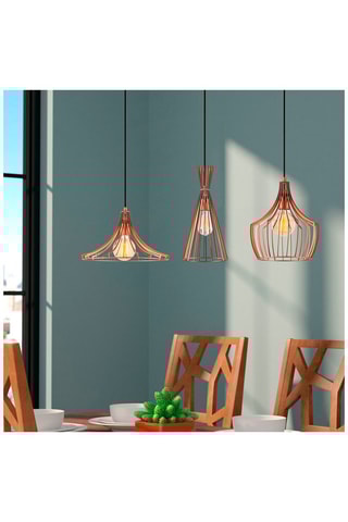 Suspension Mezopotamya - Doré rose